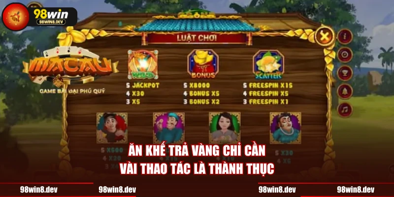 Ăn khế trả vàng chỉ cần vài thao tác là thành thục