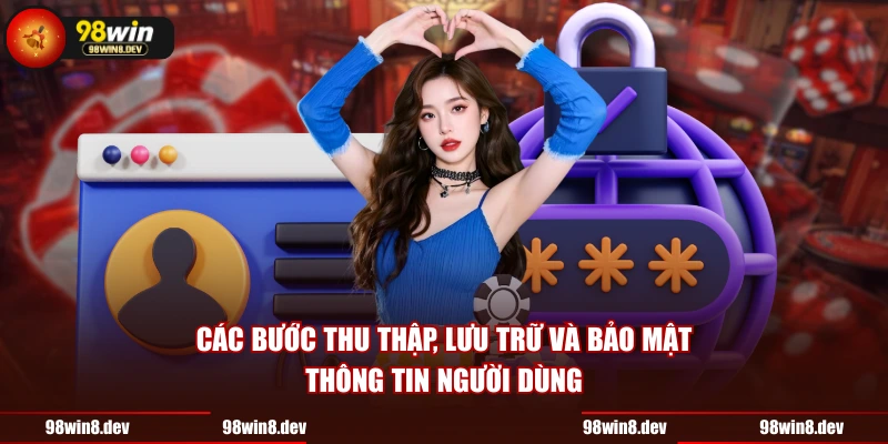 Các bước thu thập, lưu trữ và bảo mật thông tin người dùng