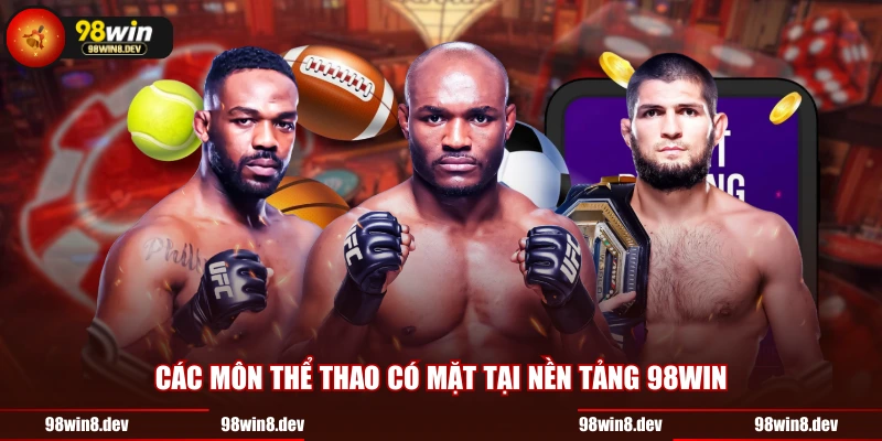 Các môn thể thao có mặt tại nền tảng 98WIN