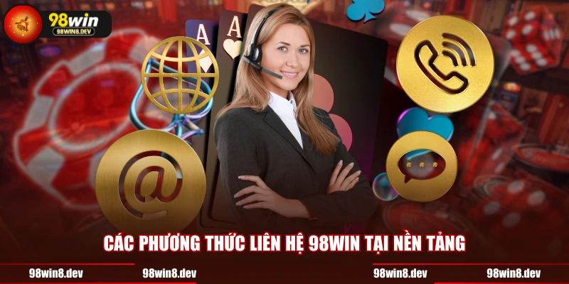 Các phương thức liên hệ 98WIN tại nền tảng