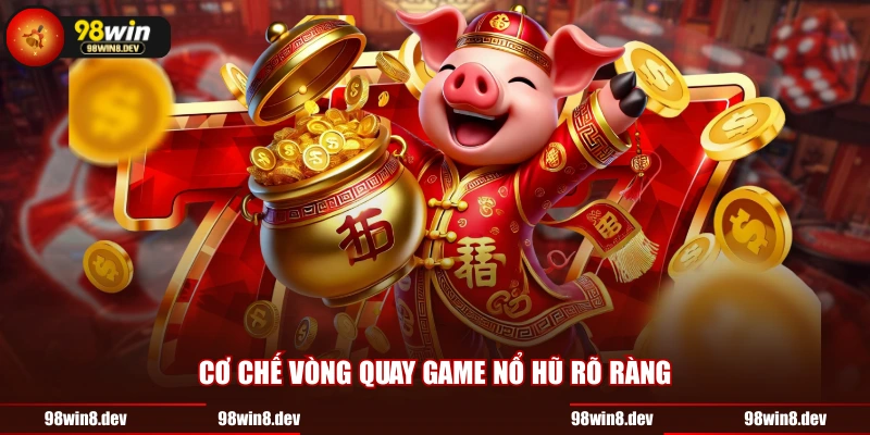 Cơ chế vòng quay game nổ hũ rõ ràng 