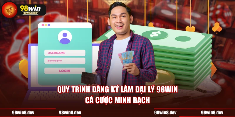  Quy trình đăng ký làm đại lý 98WIN cá cược minh bạch